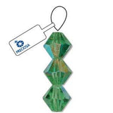 Preciosa Bicone 3mm Peridot AB 5" Strand