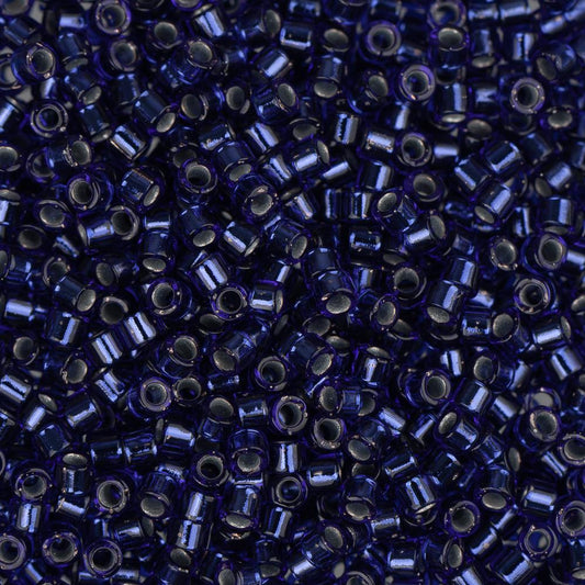 11/0 Delica Bead #0183 Silver Lined Cobalt Blue 5.2g