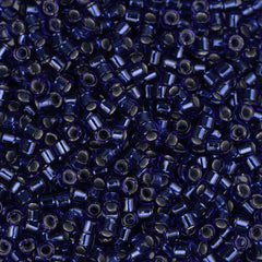 11/0 Delica Bead #0183 Silver Lined Cobalt Blue 5.2g