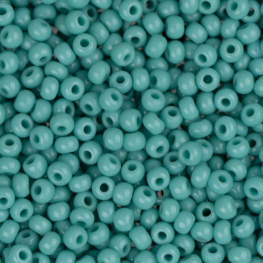 11/0 Czech Seed Beads #34910B Opaque Turquoise 250g