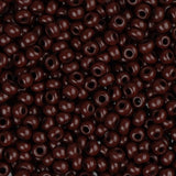 11/0 Czech Seed Beads #34926B Opaque Dark Brown 250g
