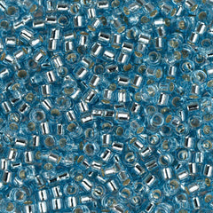 11/0 Delica Bead #0044 Silver Lined Aqua 5.2g