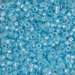 11/0 Delica Bead #0057 Sky Blue AB Lined 5.2g