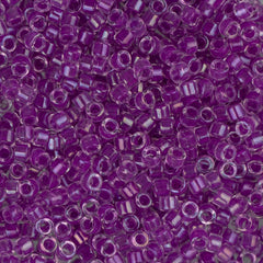 11/0 Delica Bead #0073 Lilac AB Lined 5.2g