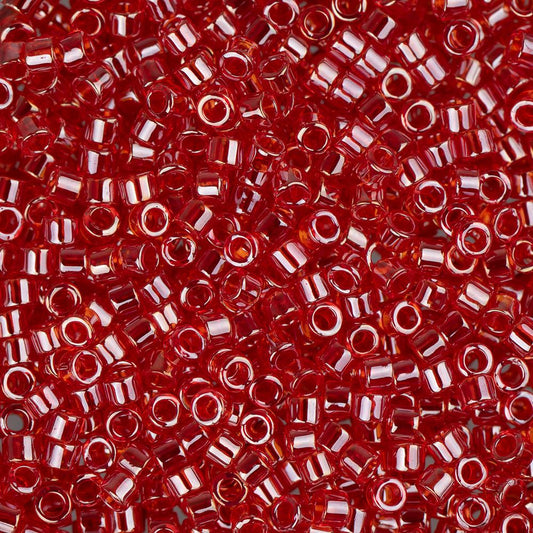 11/0 Delica Bead #0098 Light Siam Tr Luster 5.2g