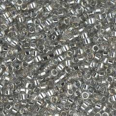 11/0 Delica Bead #0114 Silver Grey Gold Luster 5.2g