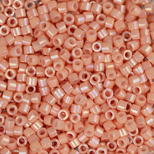 11/0 Delica Bead #0207 Opaque Peach Luster 5.2g