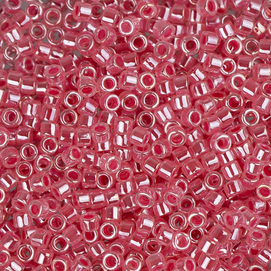 11/0 Delica Bead #0236 Crystal Rose Ceylon Lined 5.2g