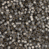 11/0 Delica Bead #0630 Silver Lined Smoke Grey Alabaster Opal 5.2g
