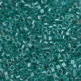 11/0 Delica Bead #0904 Aqua Green Sparkle Crystal Lined 5.2g