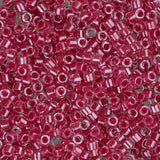 11/0 Delica Bead #0914 Rose Sparkle Crystal Lined 5.2g