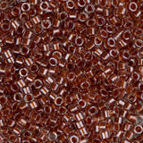 11/0 Delica Bead #0915 Amber Ginger Sparkle Crystal Lined 5.2g