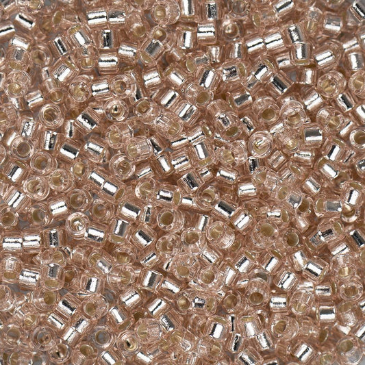 11/0 Delica Bead #1203 Silver Lined Pink Mist 5.2g