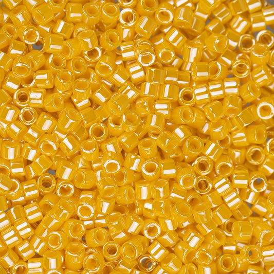 11/0 Delica Bead #1562 Yellow Canary Opaque Luster 5.2g