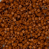 11/0 Delica Bead #2108 Duracoat Opaque Pumpkin Orange 5.2g