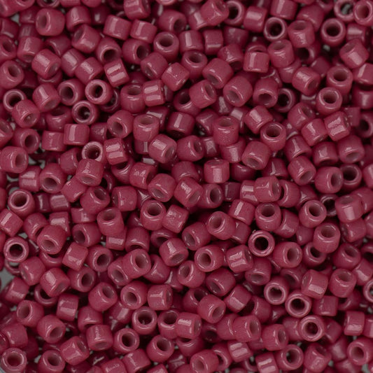 11/0 Delica Bead #2118 Duracoat Opaque Antique Rose 5.2g