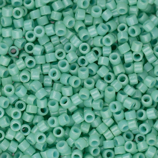 11/0 Delica Bead #2125 Duracoat Opaque Turquoise Green 5.2g
