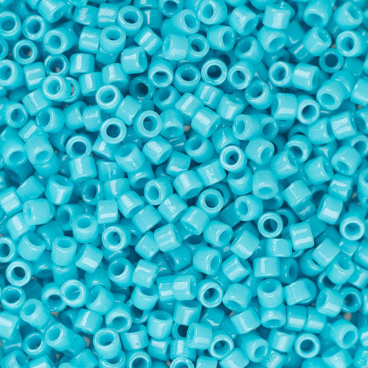 11/0 Delica Bead #2130 Duracoat Opaque Turquoise Blue 5.2g