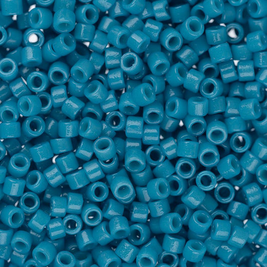 11/0 Delica Bead #2133 Duracoat Opaque Capri Blue 5.2g