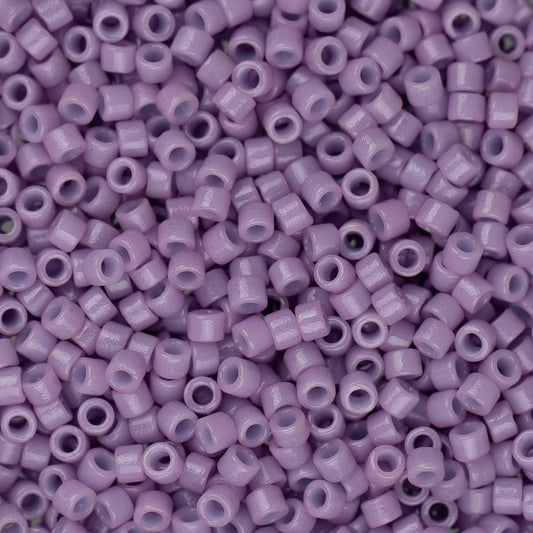 11/0 Delica Bead #2136 Duracoat Opaque Lilac 5.2g