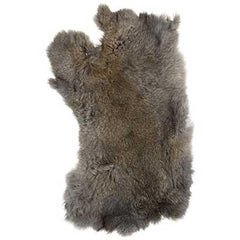 Rabbit Fur Pelt Economy Assorted