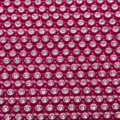 *Plastic 2.4mm Fuchsia Rhinestone Banding 10yd/pk