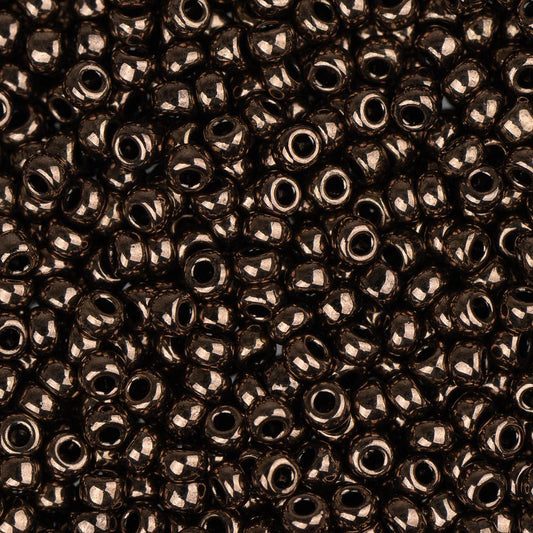 11/0 Miyuki Seed Beads #0461 Metallic Chocolate 22g