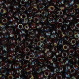 11/0 Miyuki Seed Beads #4504 Transparent Ruby Picasso 22g