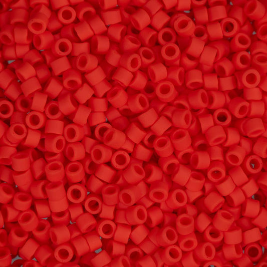 11/0 Delica Bead #0757 Red Vermillion Matte 5.2g