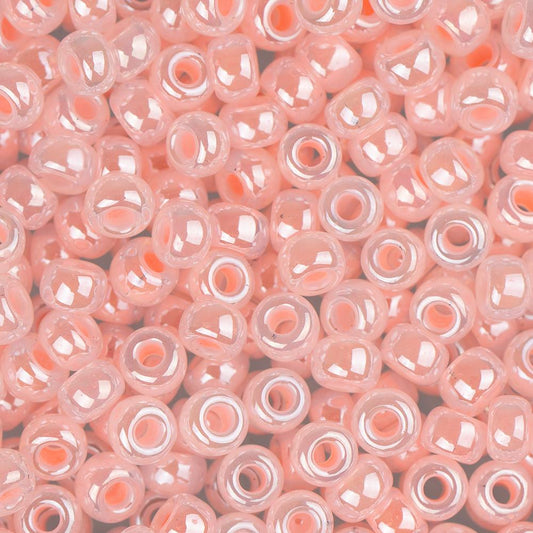 8/0 Miyuki Seed Beads #0517 Light Crystal Pink Ceylon 22g