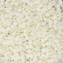 11/0 Delica Bead #0352 Cream Matte Glazed Luster 5.2g