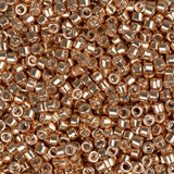 11/0 Delica Bead #0411 Apricot Gold Galvanized 5.2g
