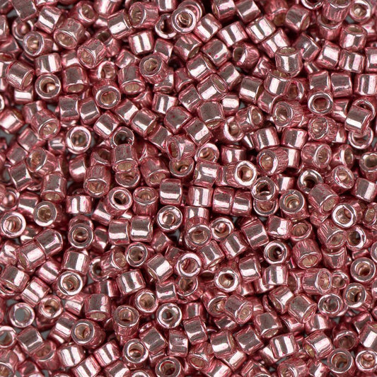 11/0 Delica Bead #0435 Pink Blush Galvanized 5.2g