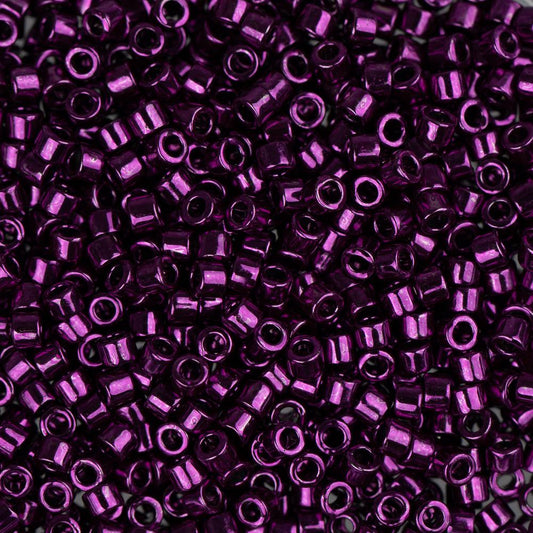 11/0 Delica Bead #0463 Dark Magenta Nickel Plated 5.2g