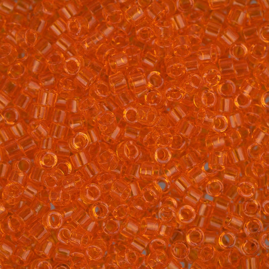 11/0 Delica Bead #0703 Transparent Orange 5.2g