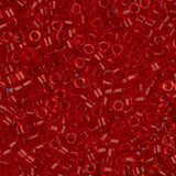 11/0 Delica Bead #0704 Transparent Red Orange 5.2g