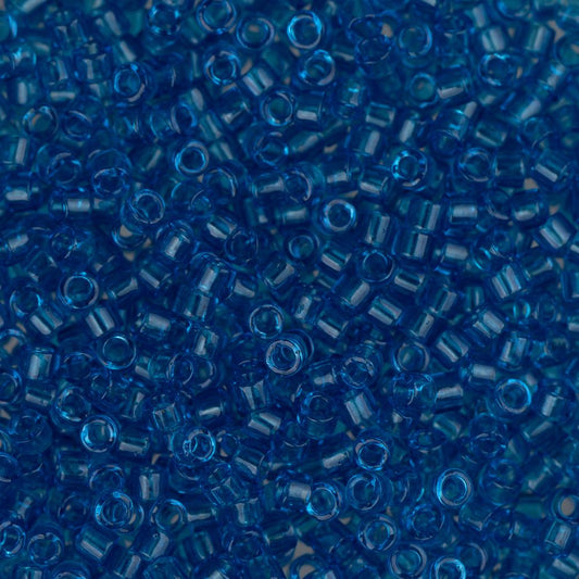 11/0 Delica Bead #0714 Transparent Capri Blue 5.2g