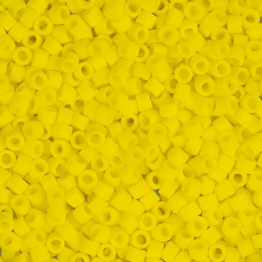 11/0 Delica Bead #0751 Yellow Matte 5.2g
