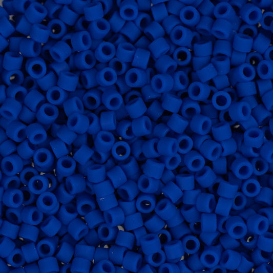11/0 Delica Bead #0756 Cobalt Blue Matte 5.2g