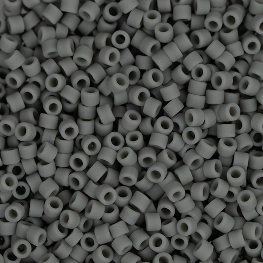 11/0 Delica Bead #0761 Grey Matte 5.2g