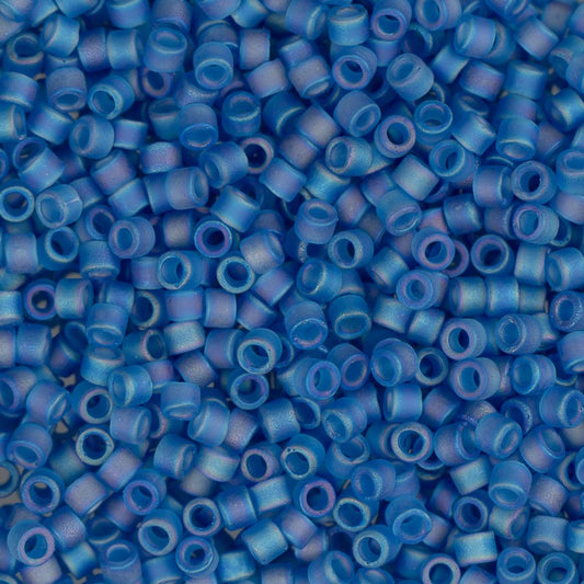 11/0 Delica Bead #0862 Capri Blue AB Matte 5.2g