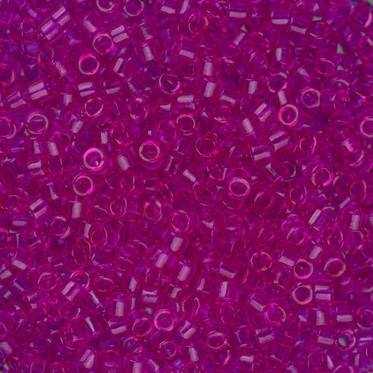 11/0 Delica Bead #1310 Fuchsia Transparent 5.2g