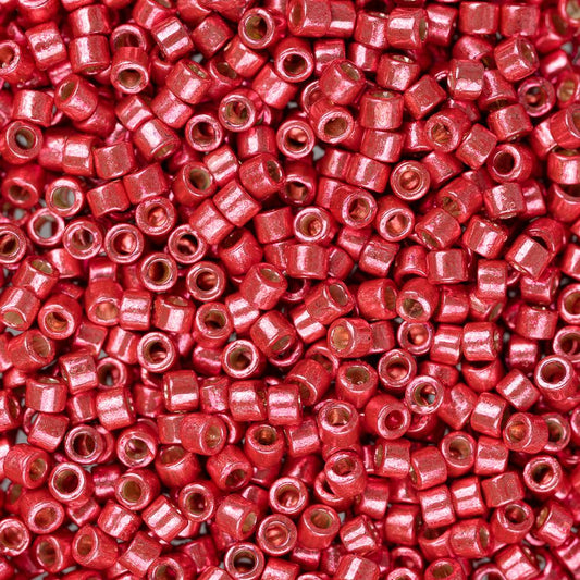 11/0 Delica Bead #1841 Duracoat Galvanized Light Cranberry 5.2g