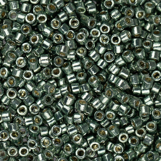 11/0 Delica Bead #1845 Duracoat Galvanized Sea Green 5.2g