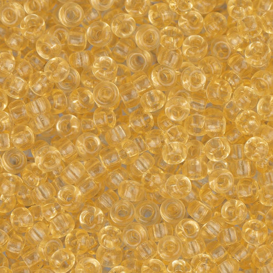 11/0 Miyuki Seed Beads #0132L Transparent Light Topaz 22g