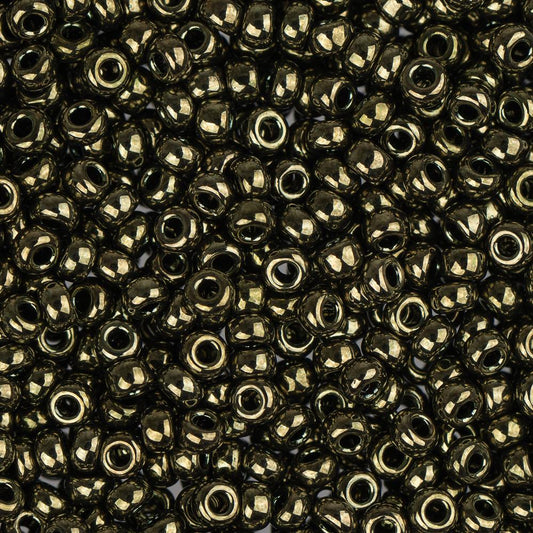 11/0 Miyuki Seed Beads #0459 Metallic Olive 22g
