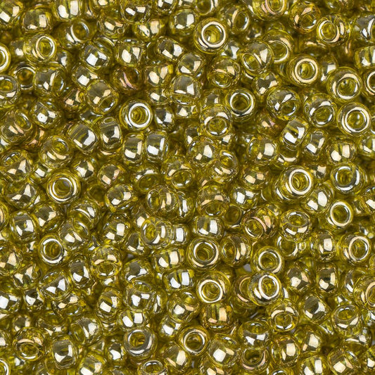 11/0 Miyuki Seed Beads #1889 Golden Olive Luster 22g