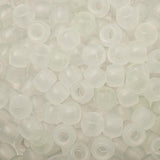 Crow/Pony Beads Glow In The Dark / UV 100/pk