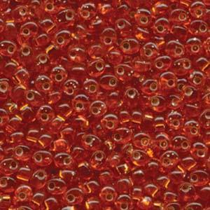 Magatama Beads #8 Silver Lined Orange 23g