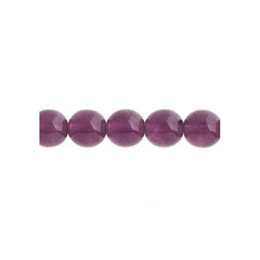 Czech Druk 3mm Beads 62/strand Trans Amethyst